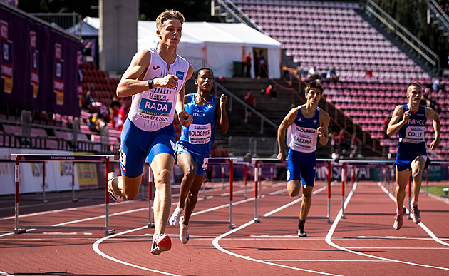 Rekord šampionátu a zlato. Rada ovládl na juniorském ME běh na 400 metrů překážek