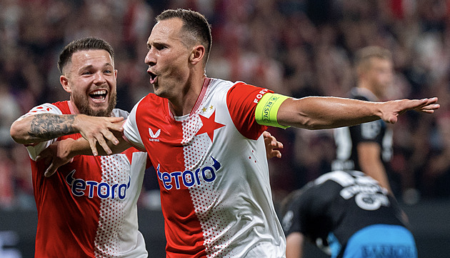 Slavia - Teplice 3:0, po půli dominantní výkon. Trefil se i Bořil, hosté s červenou