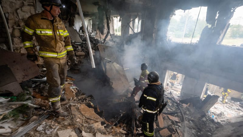 Masivní útok Rusů: Ukrajinu bombardovali Kinžaly i Kalibry. Do vzduchu musely i polské stíhačky