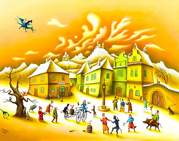 Samouk, který pohladí pohádkovými obrazy. Maluji z vnitřní potřeby, říká Bárta