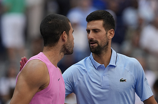 US Open ONLINE: Hvězdné semifinále, Djokovič hraje se suverénním Alcarazem