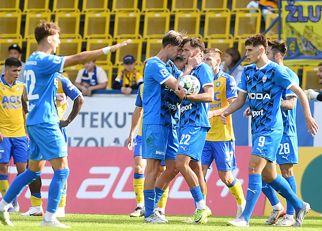 Teplice - Ml. Boleslav 2:3, hosté otočili ještě do přestávky. Dvakrát slavil Vojta