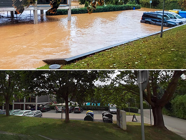 Fotky rok po ničivé povodni ukazují, jak vesnice opravila škody. Lidé se stále bojí