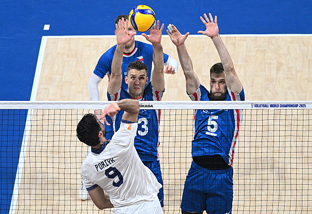 ONLINE: Česko - Írán. Volejbalisté jsou krok od postupu. Čtvrtou sadu začínají úspěšně