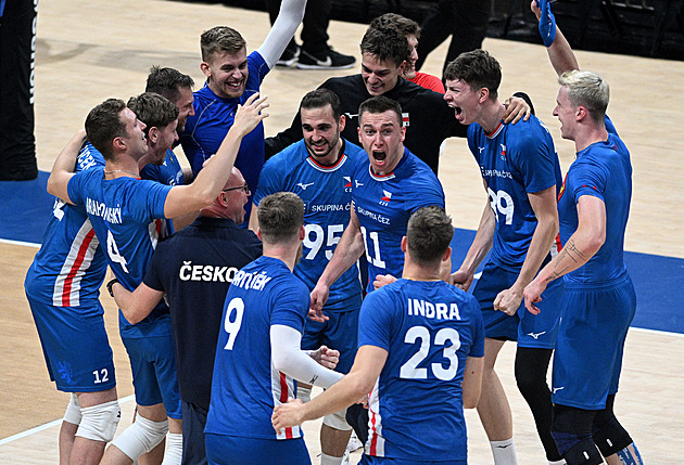 Volejbalová senzace pokračuje! Češi si poradili s Íránem a zahrají si o medaile