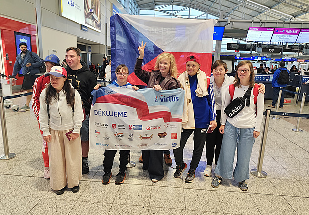 Atleti s Downovým syndromem odletěli do Austrálie, mávala jim i Aňa Geislerová