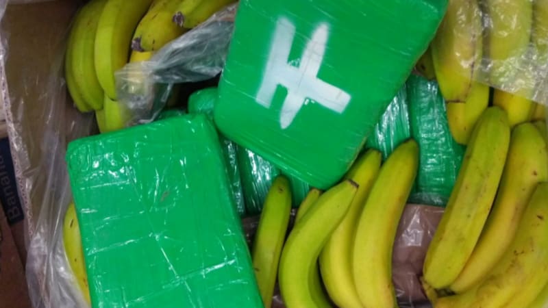 Rekordní kokainový zátah v Peru: Policie našla v nákladu bio banánů tuny drogy mířící do Evropy