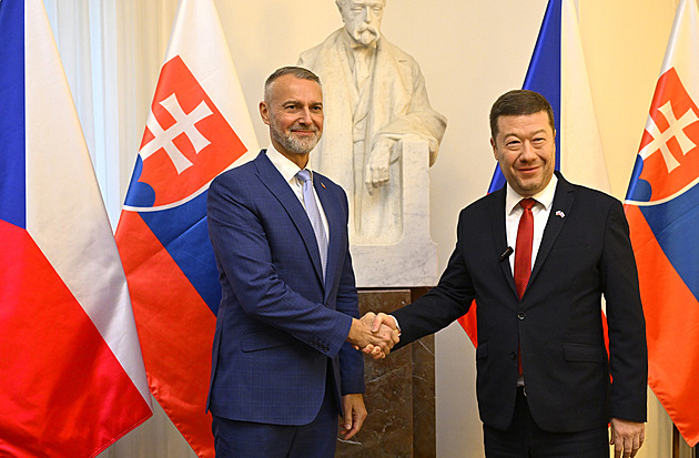 Slováci, máme vás rádi, řekl Okamura. Jeho host mluvil o restartu vztahů