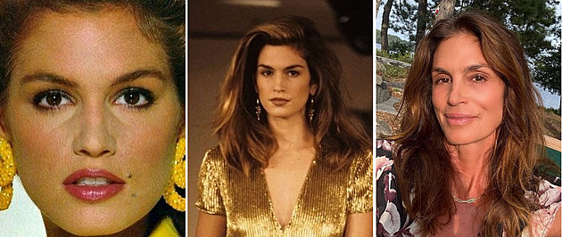 Supermodelka Cindy Crawfordová slaví šedesát, stárne s grácií