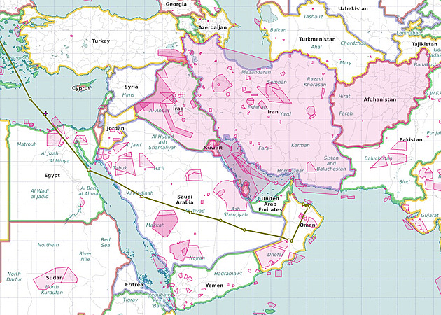 Válka v Íránu dává zabrat leteckým plánovačům. Co obnáší obletět konflikt