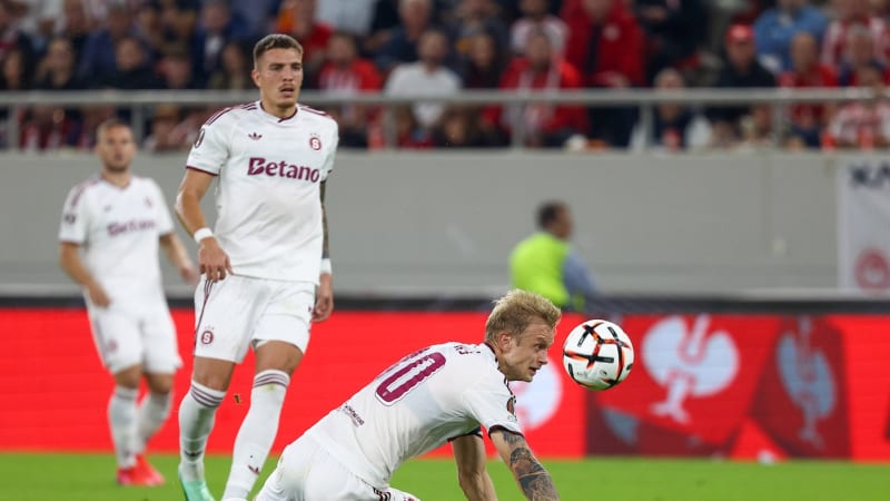 Prohra Sparty je zasloužená, míní Priske po zápase s Olympiakosem. Přál by si šest bodů